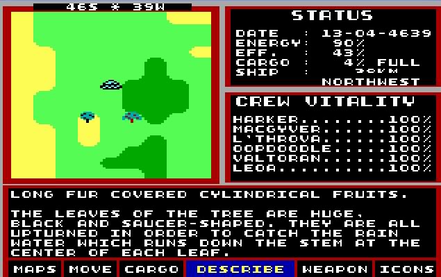 Planet surface - IBM PC